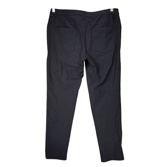 Lululemon ABC Pant 34x30 Men Slim Fit Black 5704s Performance Stretch Zip Pocket - Picture 2 of 13